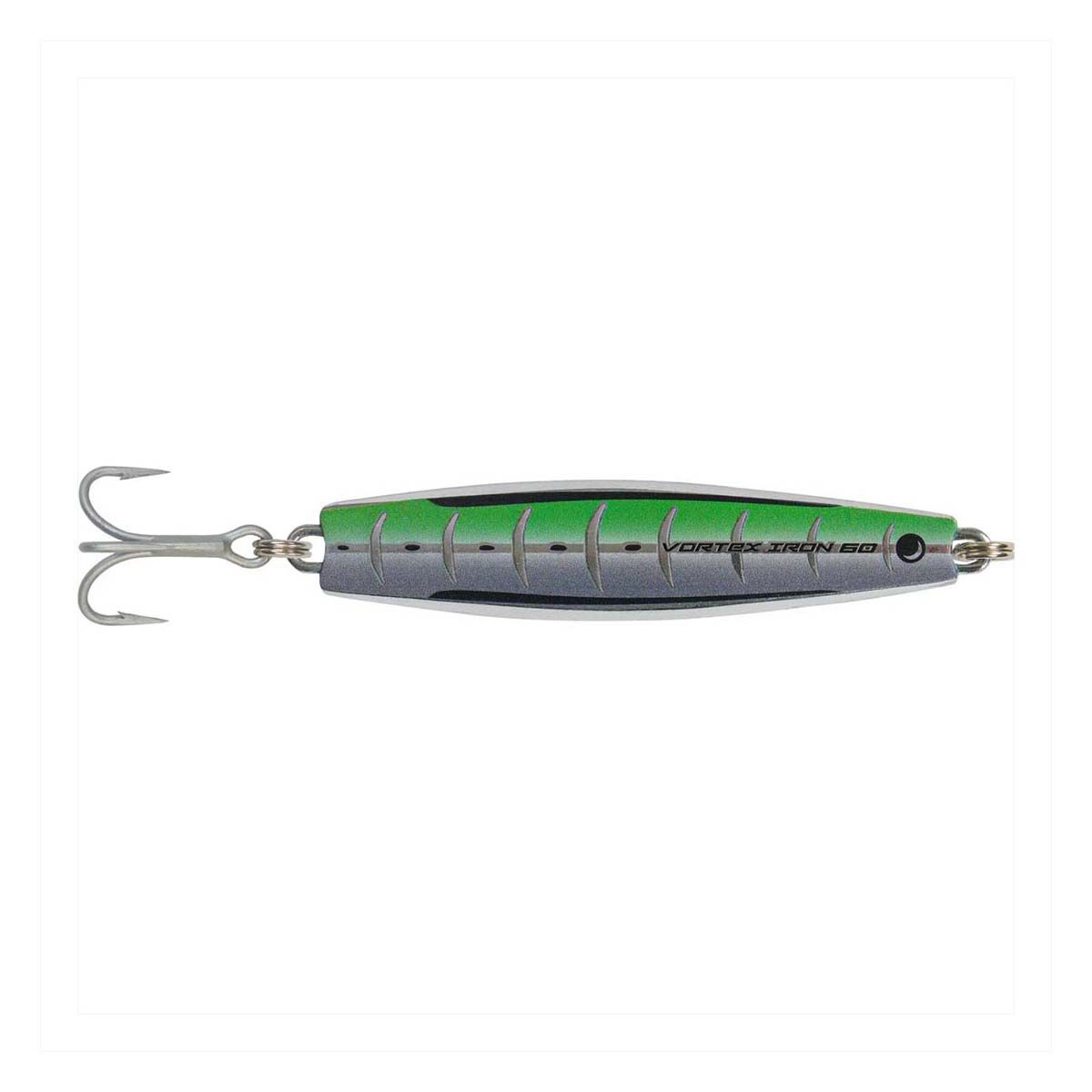 Samaki Vortex Iron Casting Lure 60g Green Smoke, Green Smoke, bcf_hi-res