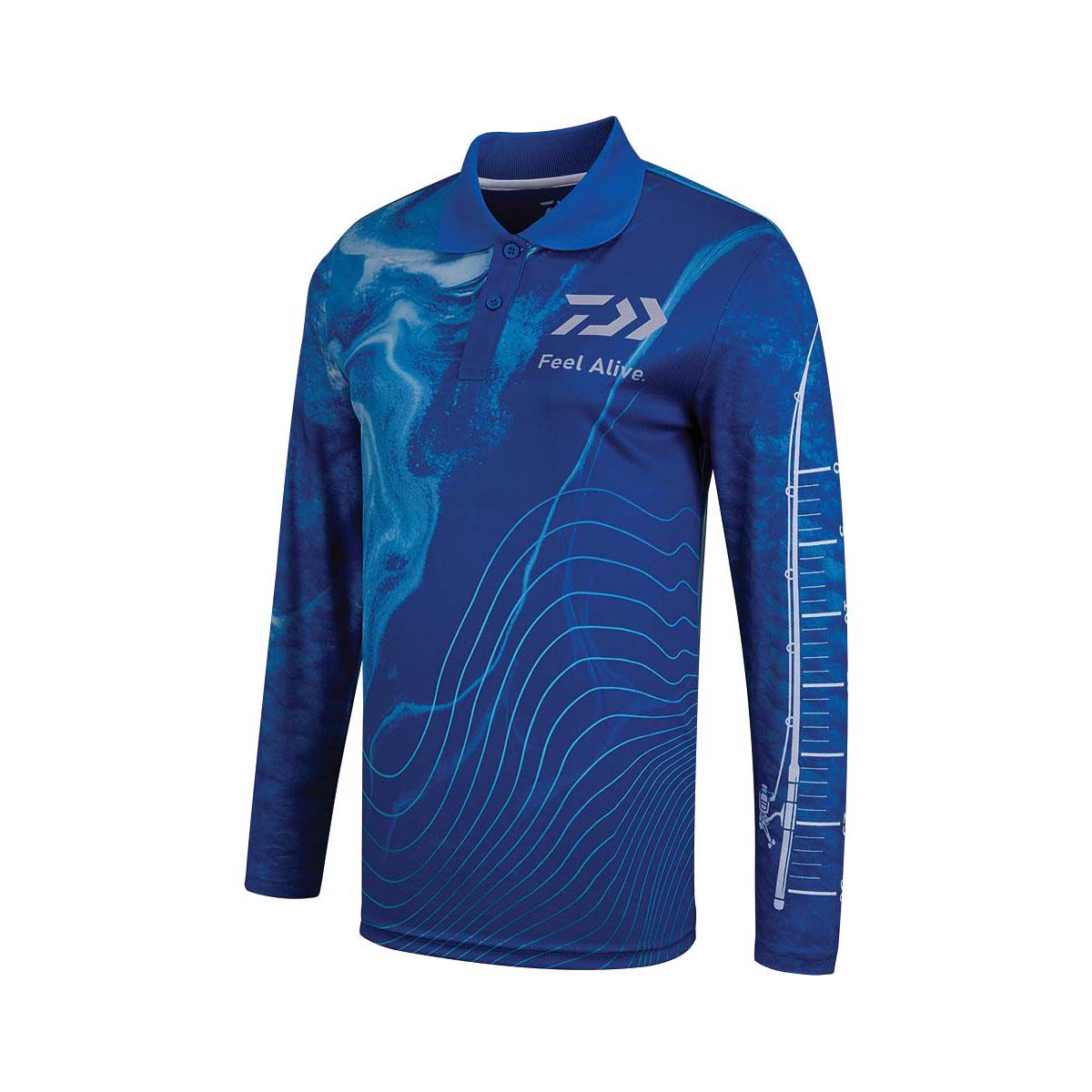 Daiwa Youth Fishing Shirt, Blue, bcf_hi-res
