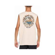The Mad Hueys Men's Keeping It Reel Muscle Tank Cement S, Cement, bcf_hi-res