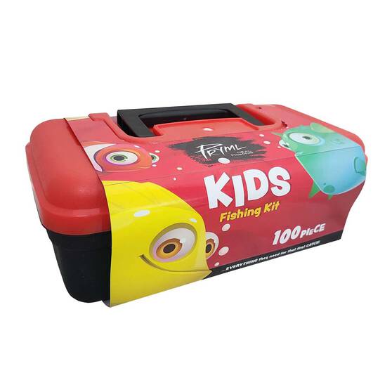 Pryml Kids Tackle Kit 100 Piece Red