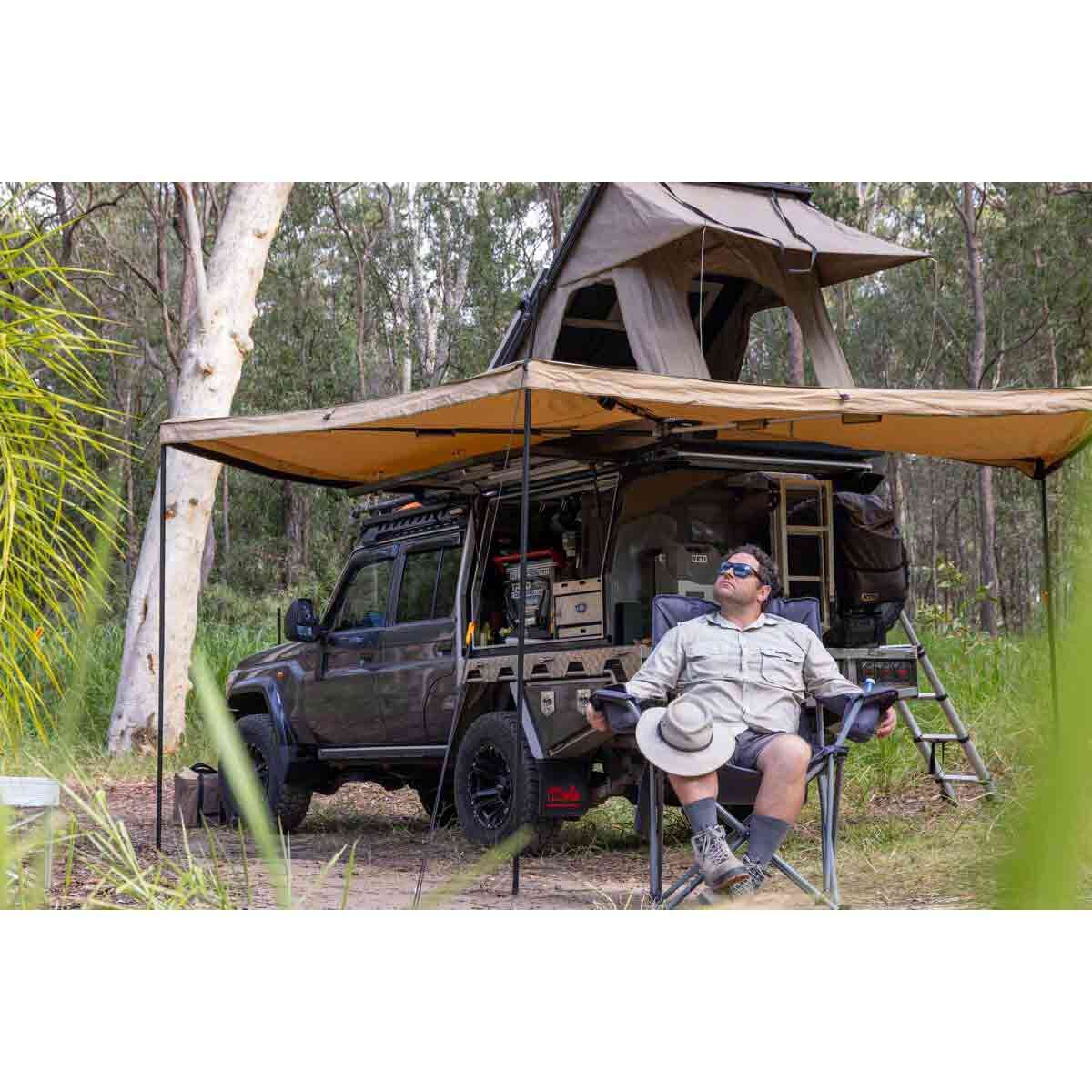 Wanderer Mighty Quad Fold Chair 300kg, , bcf_hi-res