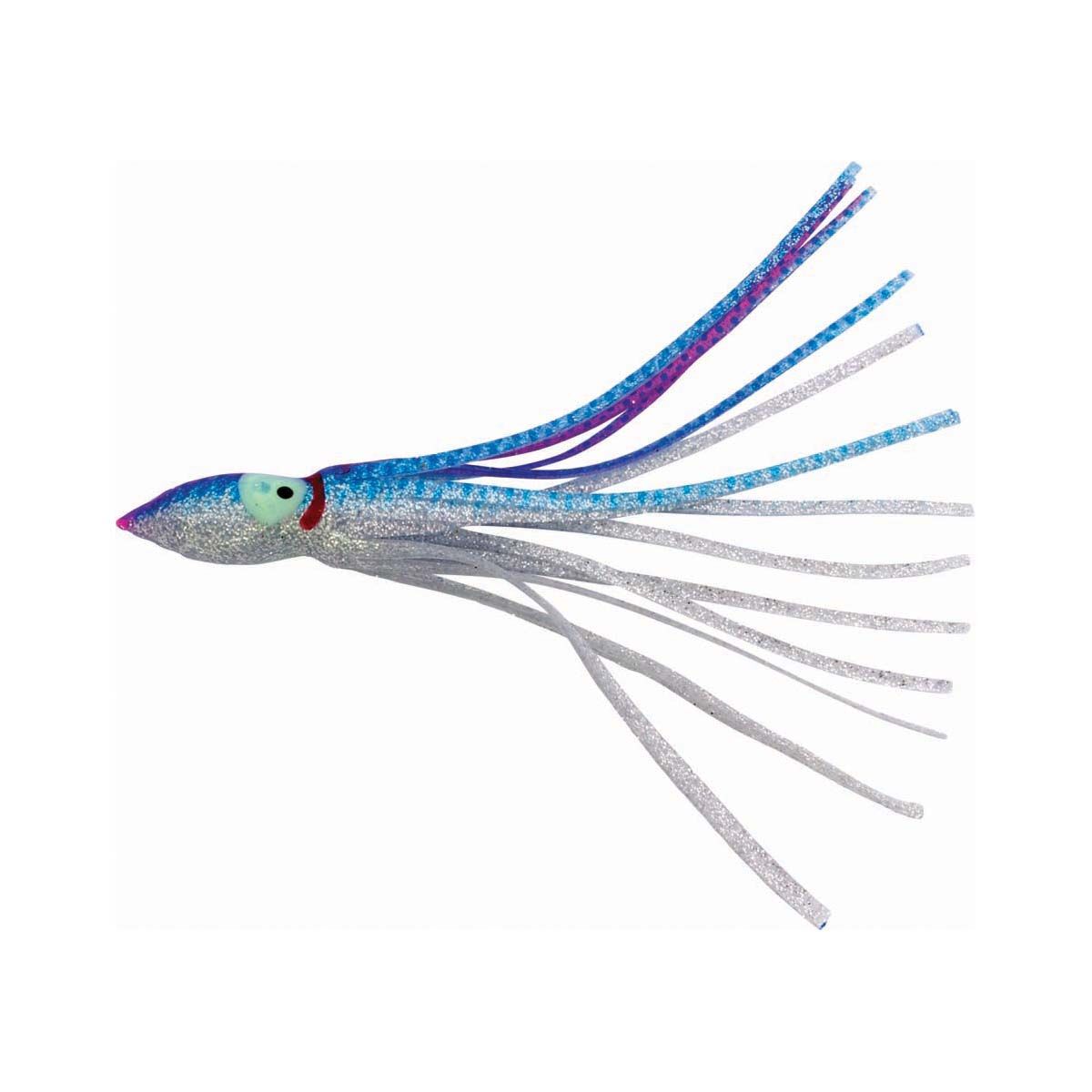 Wilson Octopus Squid Tail Skirted Trolling Lure 6in Blue, Blue, bcf_hi-res