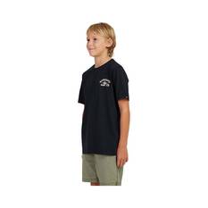 Quiksilver Youth Peace Out Short Sleeve Tee, Black, bcf_hi-res