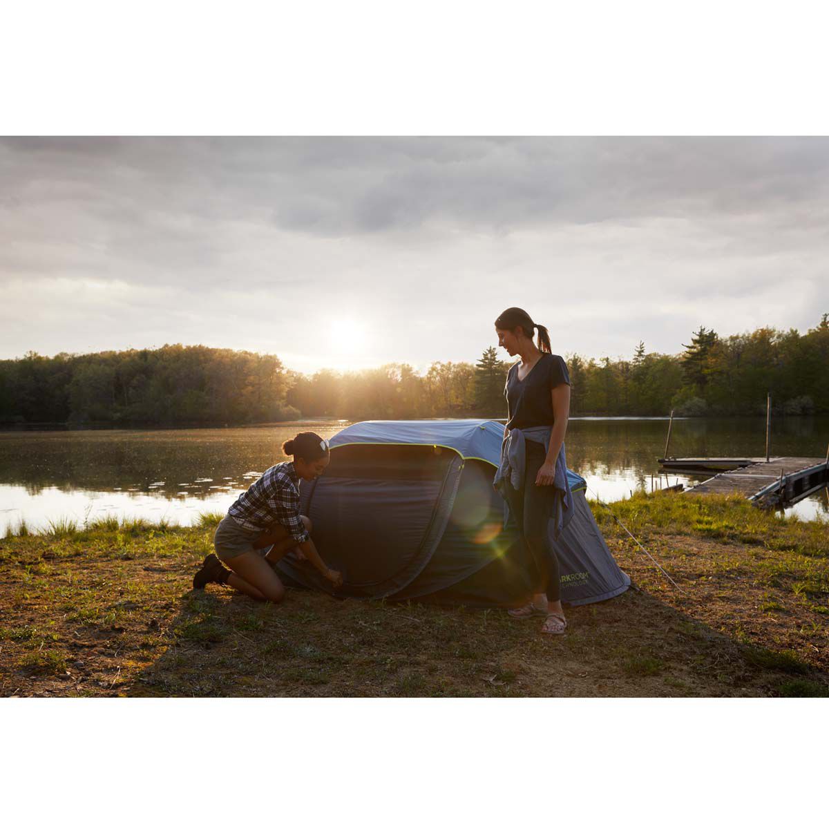 Coleman Darkroom Pop Up Tent 4 Person, , bcf_hi-res