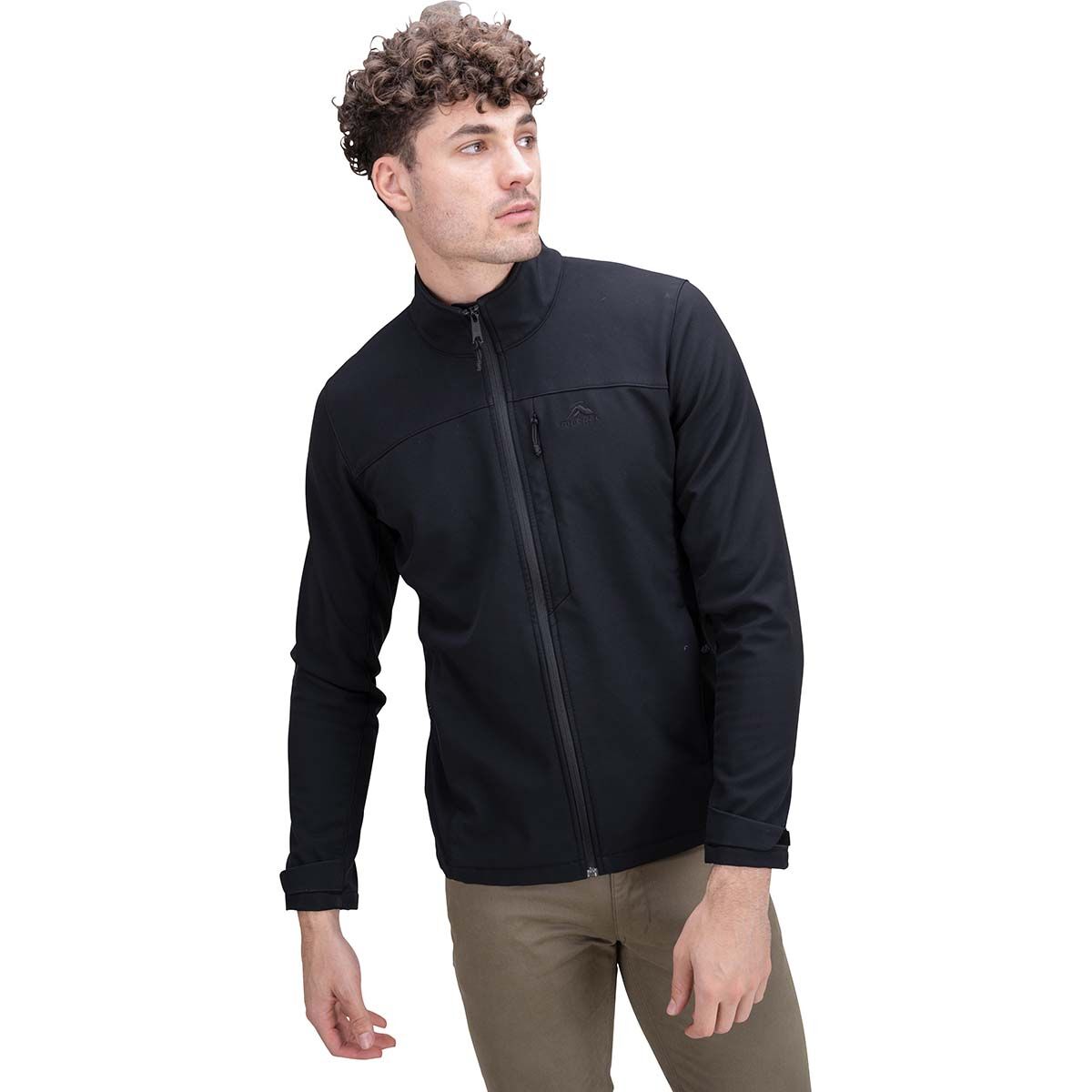 Macpac Men's Sabre Softshell Jacket V3 Black XS, Black, bcf_hi-res