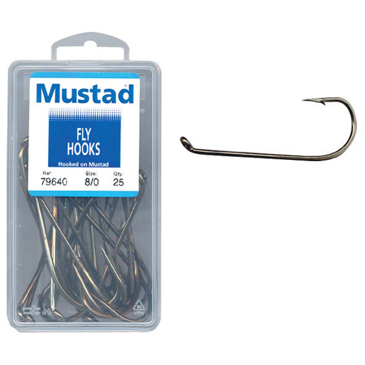 Mustad Viking Hollow Point Hooks 8 / 0 25 Pack, , bcf_hi-res