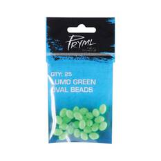 Pryml  Lumo Beads 25pk Green 4.5mm X 6mm, Green, bcf_hi-res