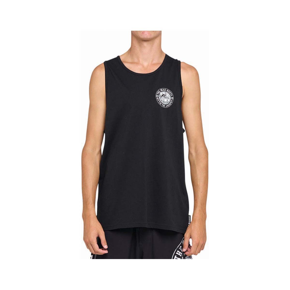 The Mad Hueys Men's Hittin&rsquo; The Jackpot Muscle Tank Black S, Black, bcf_hi-res