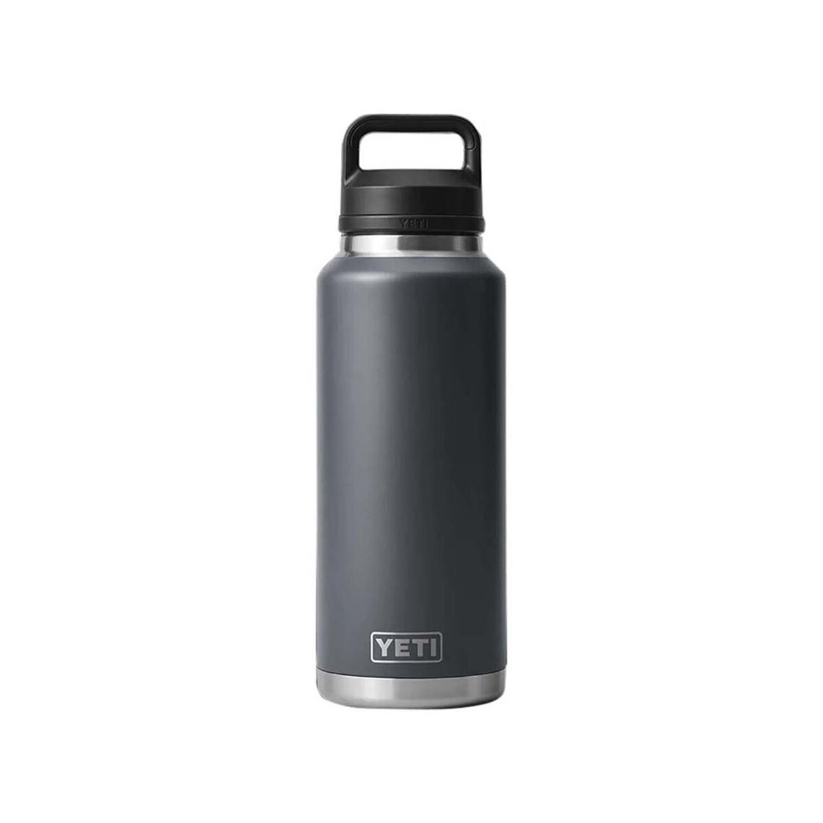YETI Rambler Bottle 46 oz 1.4 L with Chug Cap Charcoal BCF