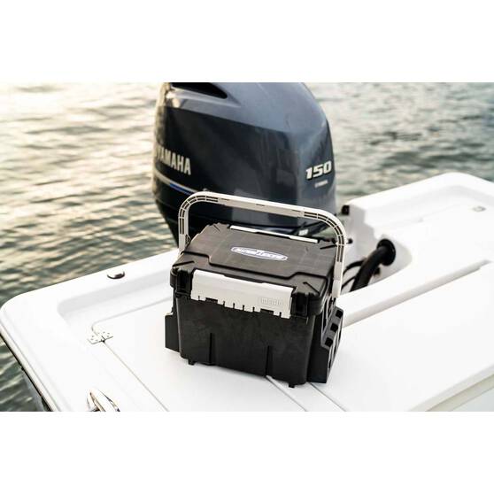 Meiho Bucket Mouth 5000 Tackle Box Black, , bcf_hi-res