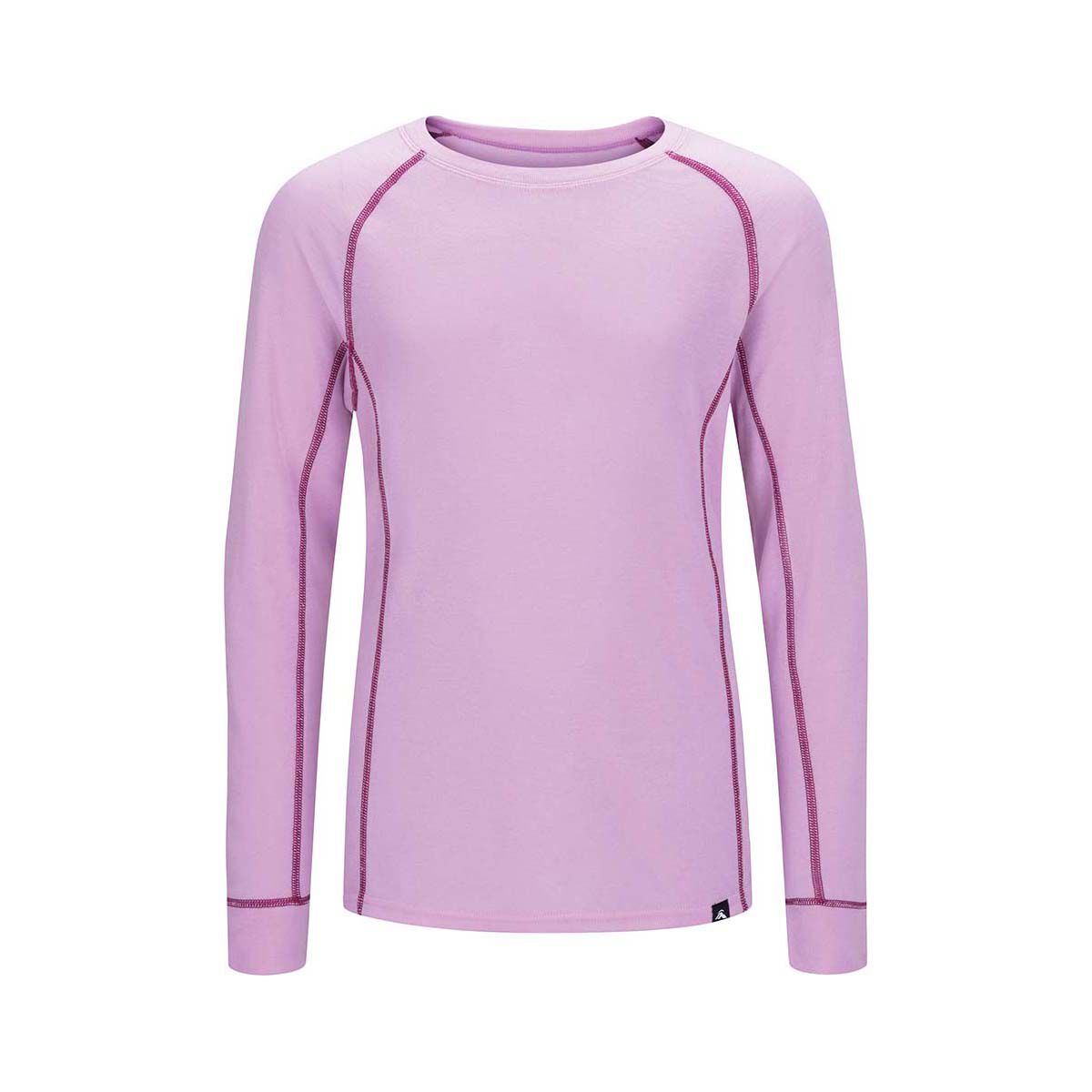 Macpac Kids' Geothermal Long Sleeve Top Pink Lavender 8, Pink Lavender, bcf_hi-res