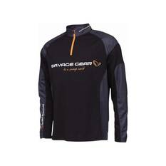 Savage Gear Men’s Tournament Fishing Shirt Black S, Black, bcf_hi-res