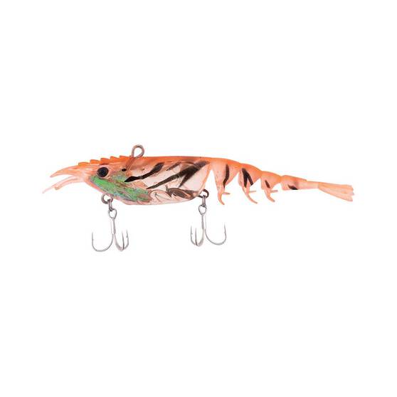 Berkley Shimma Shrimp Soft Vibe Lure 100mm Peach Shrimp, Peach Shrimp, bcf_hi-res