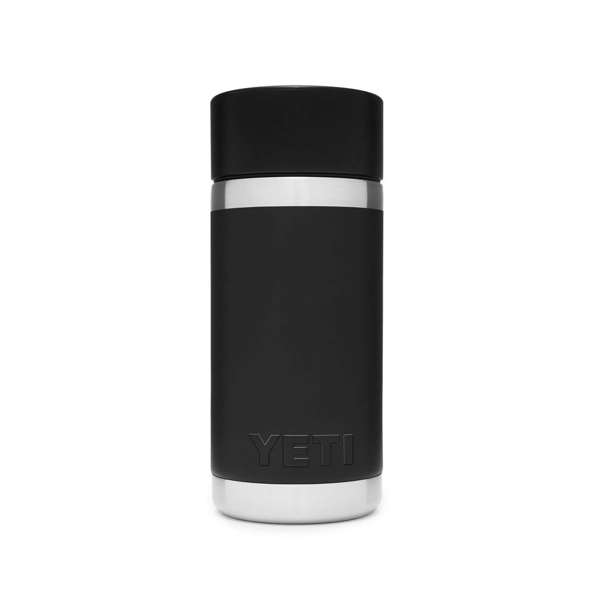 YETI&reg; Rambler&reg; Bottle 12 oz (354 ml) with HotShot&trade; Cap Black, Black, bcf_hi-res