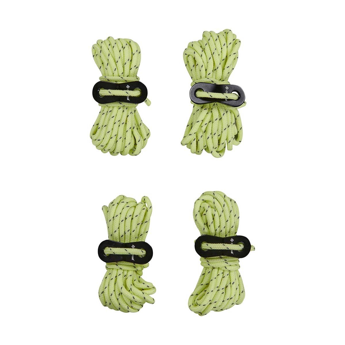 OZtrail Glow in the Dark Guy Ropes 4 Pack, , bcf_hi-res