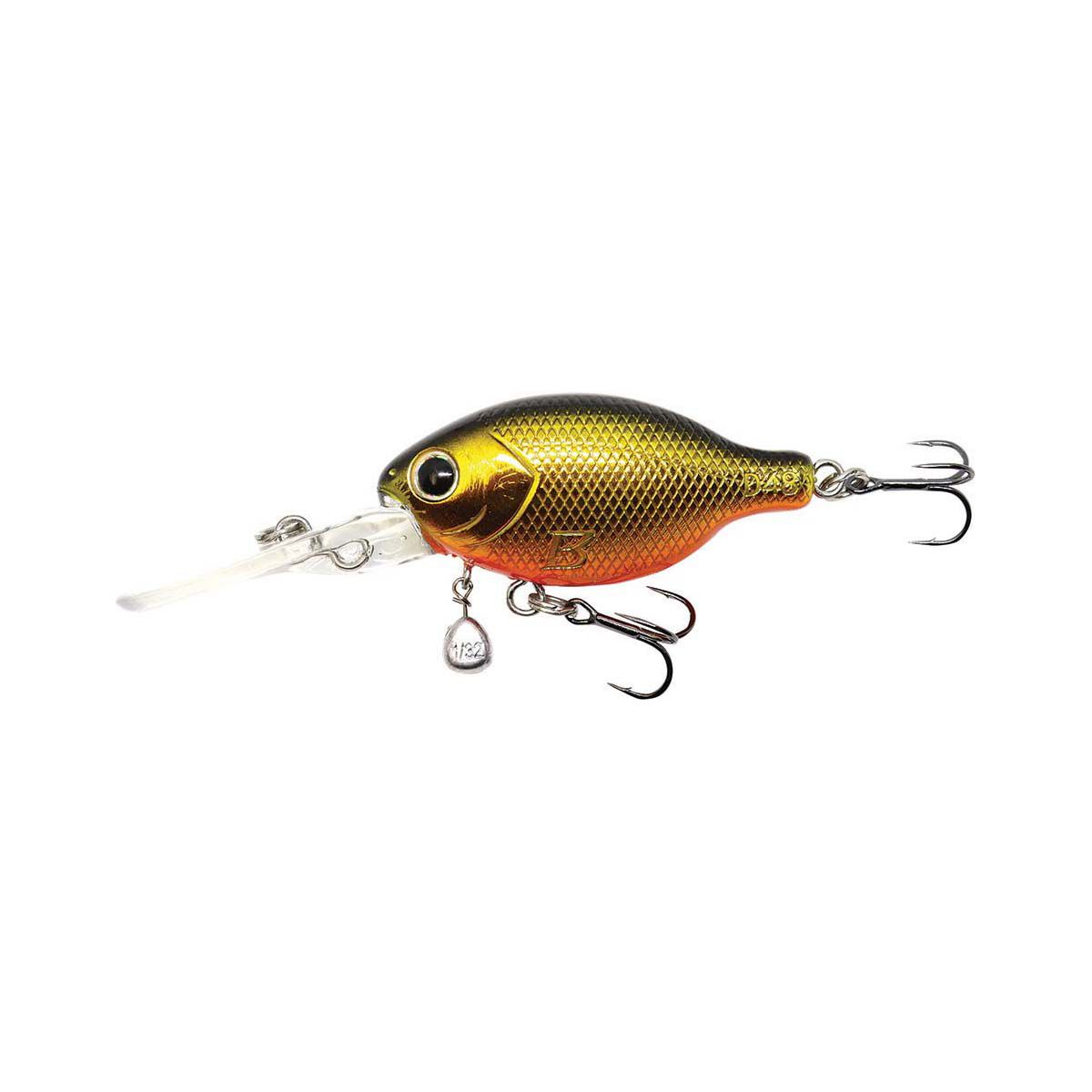 Barambah Deton8or Hard Body Lure 48mm Gold, Gold, bcf_hi-res