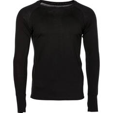 OUTRAK Men's Merino Long Sleeve Top Black XL, Black, bcf_hi-res