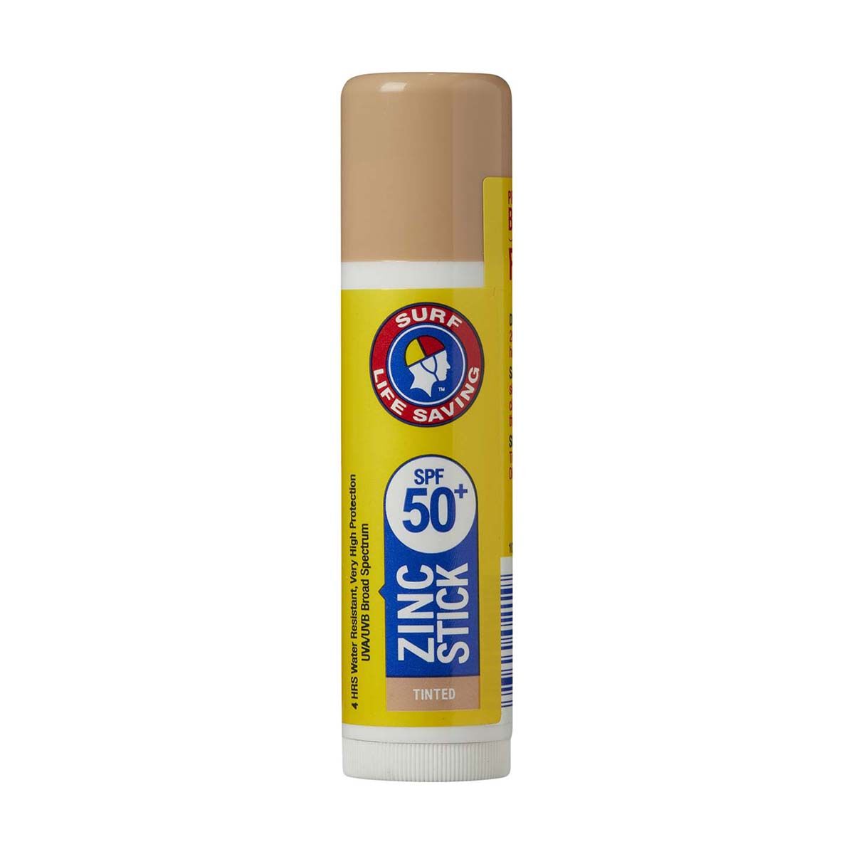 Surf Life Saving SPF50+ Tinted Zinc Sunscreen Stick 12g, , bcf_hi-res