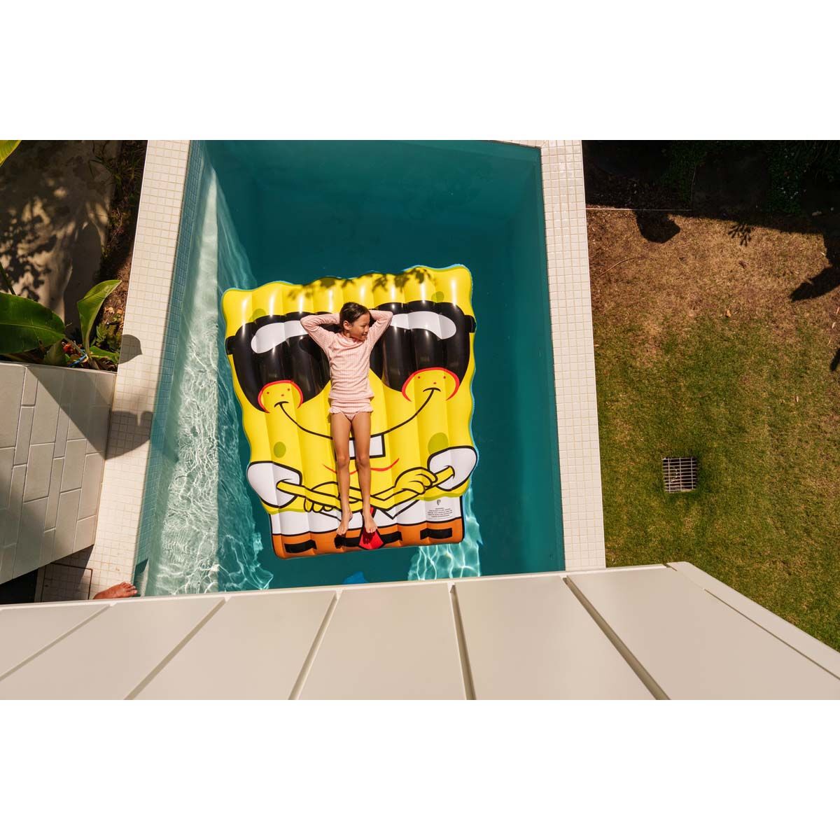 SpongeBob With Sunnines Pool Inflatable, , bcf_hi-res