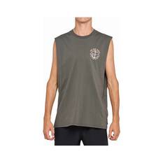 The Mad Hueys Men's Captain Pirate Muscle Tank Charcoal S, Charcoal, bcf_hi-res