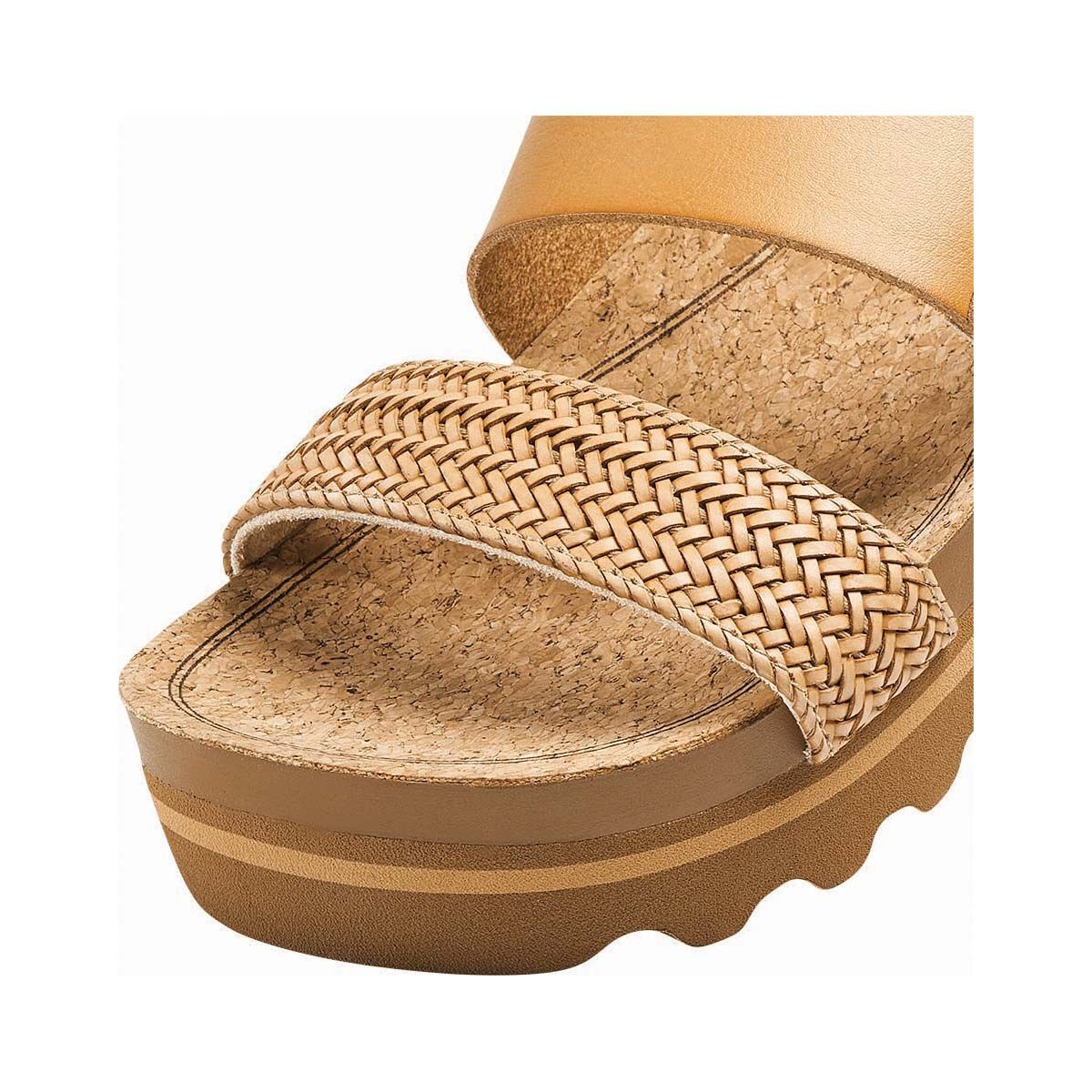 REEF Women's Cushion Vista Hi Tx Slides, Natural, bcf_hi-res