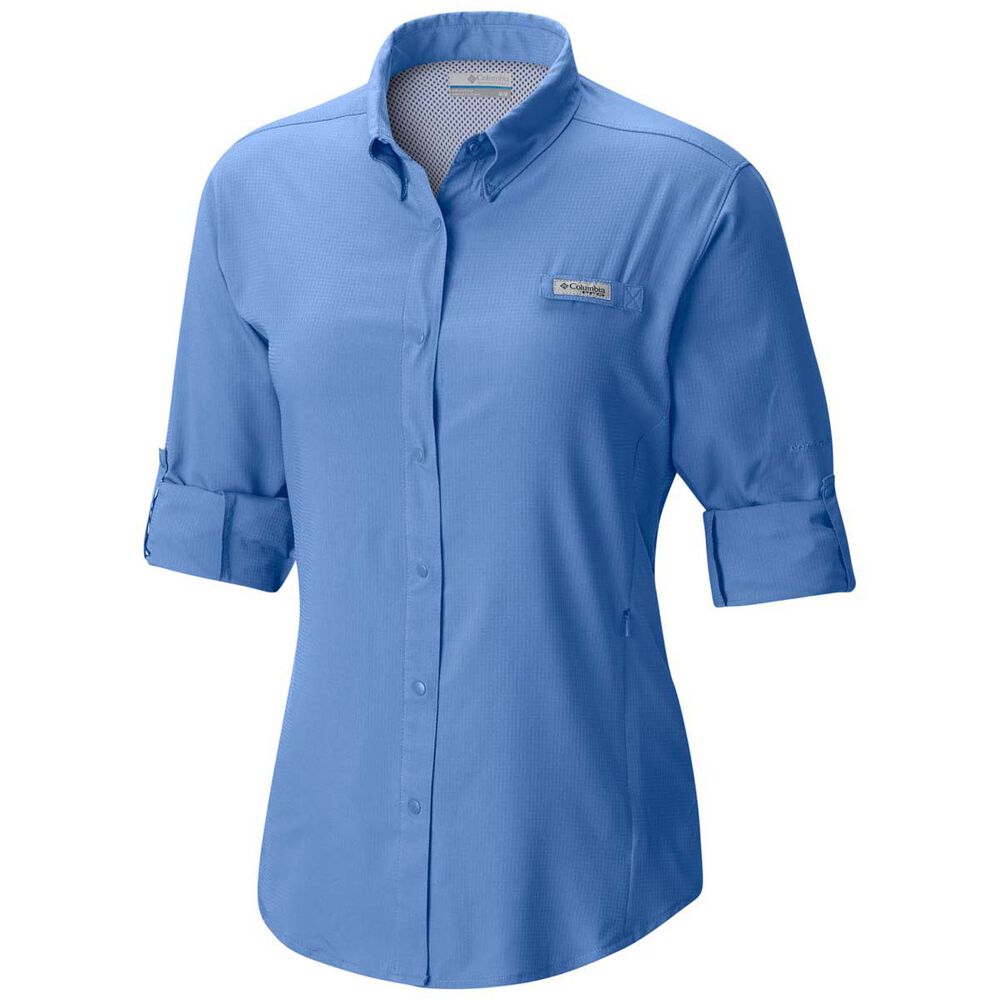 Columbia Women's Tamiami II Long Sleeve Fishing Shirt Whitecap XS