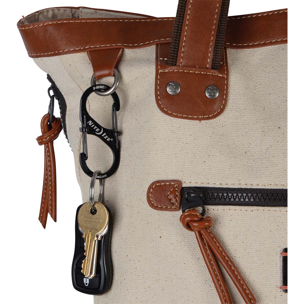 Nite Ize S-Biner Slide Lock No.3 Stainless Black, , bcf_hi-res