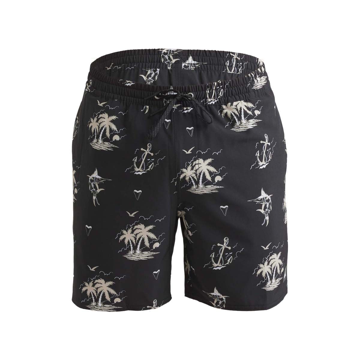 Quiksilver Men&rsquo;s Horizon Haze Volley Shorts, Black, bcf_hi-res