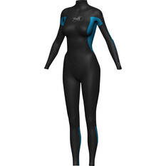 Crystal Women's Steamer Wetsuit 2mm Blue / Black 10, Blue / Black, bcf_hi-res