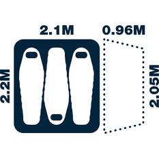 OZtrail Fast Frame Cabin Tent 3 Person, , bcf_hi-res