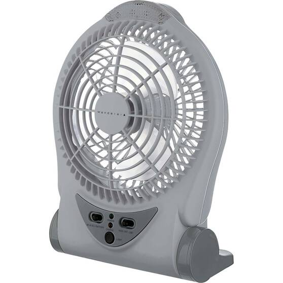 Wanderer 6 Inch Rechargeable Fan, , bcf_hi-res