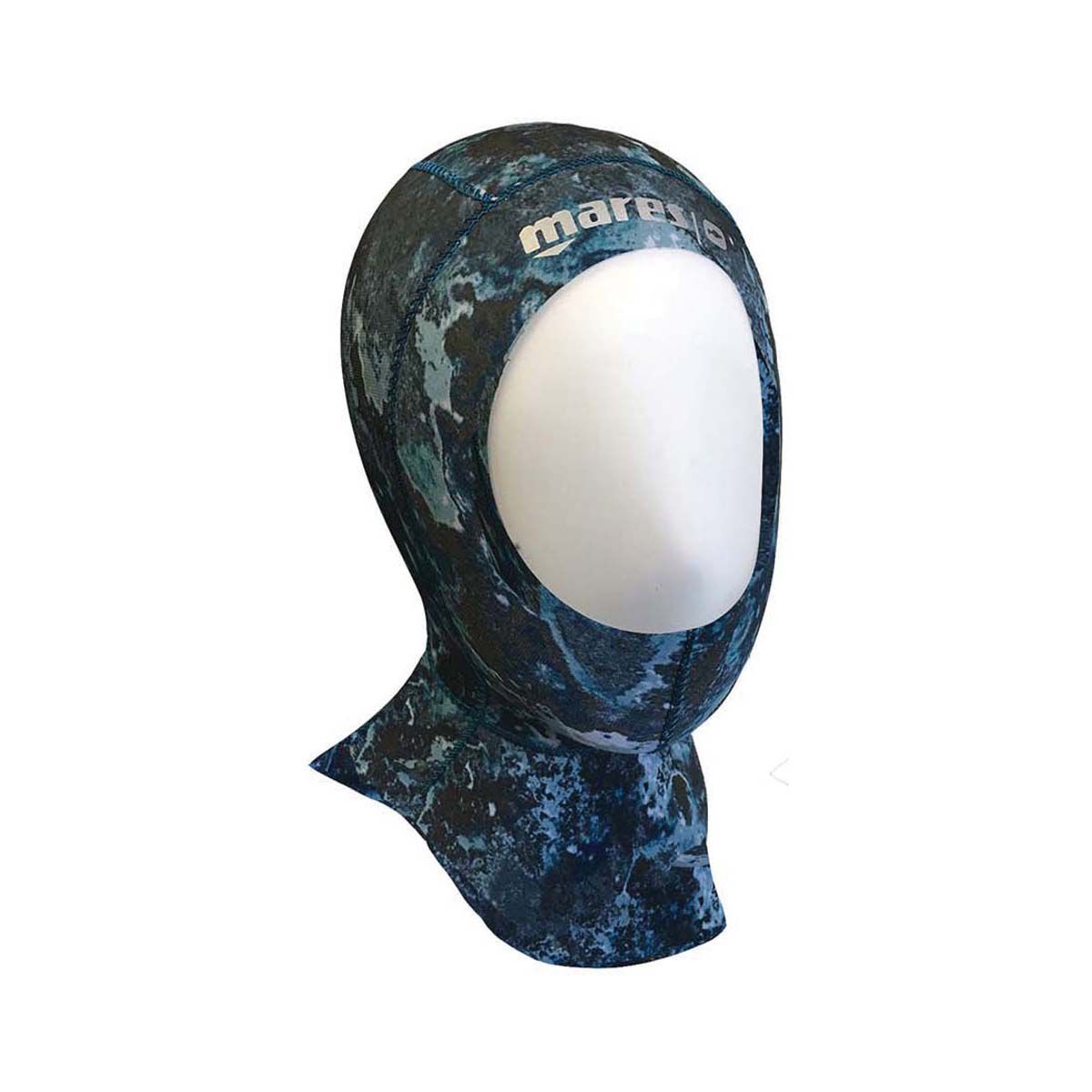 Mares Phantom 3 Blue Camo Wetsuit Hood, , bcf_hi-res
