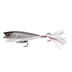 13 Fishing Poppy Mcpop Face Popper Lure 3in Chrome Black Back, Chrome Black Back, bcf_hi-res