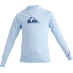Quiksilver Youth Long Sleeve Rashie Blue 8, Blue, bcf_hi-res