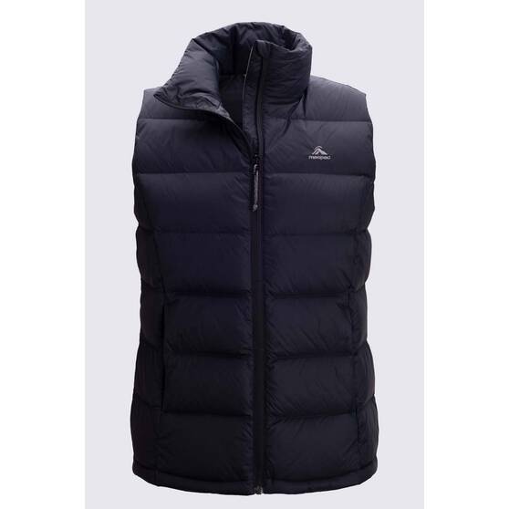 Macpac Women's Halo Down Puffer Vest V2, Black, bcf_hi-res