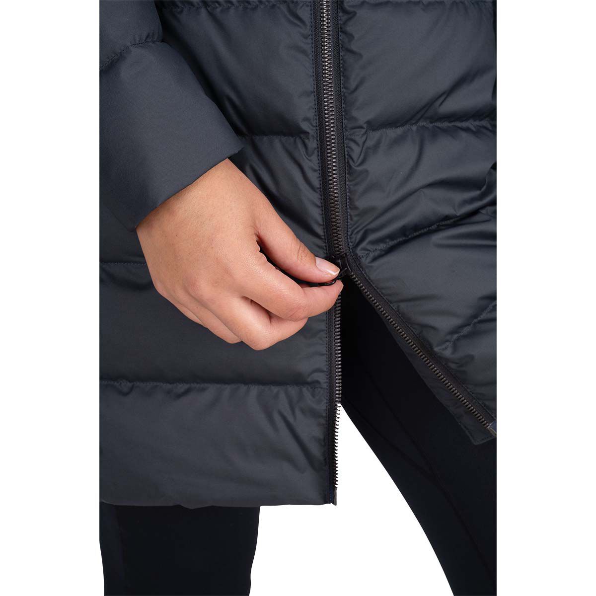 Macpac Women's Demi Down Puffer Coat Black 6, Black, bcf_hi-res
