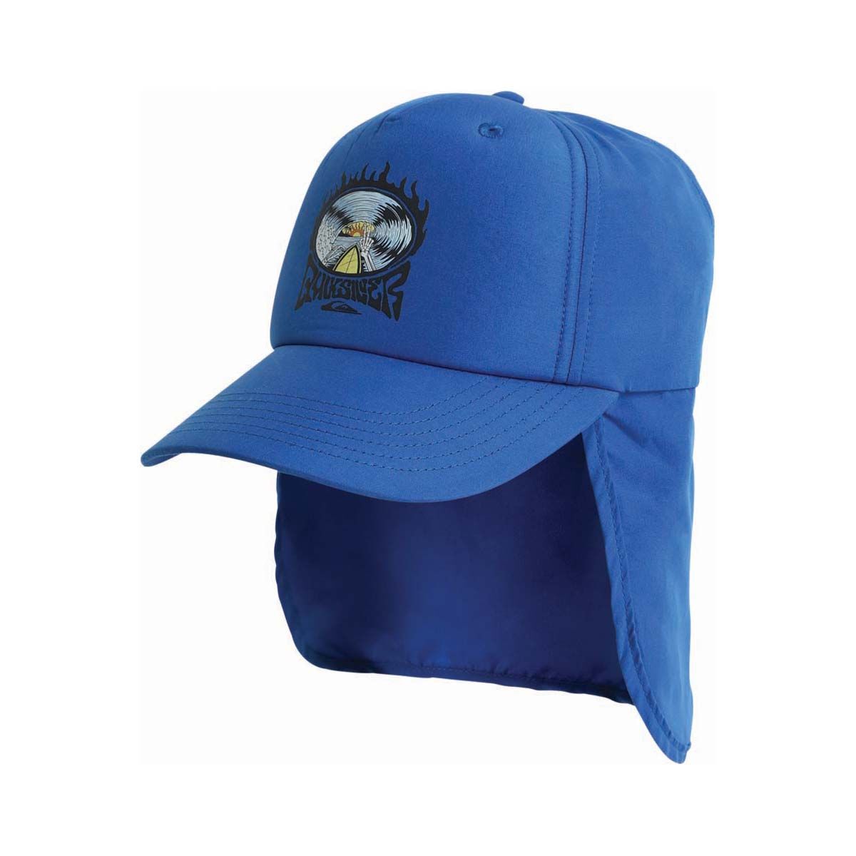 Quiksilver Youth Foamball Legionnaire Hat Blue OSFM, Blue, bcf_hi-res