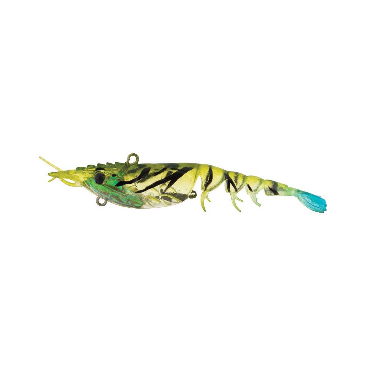 Berkley Shimma Shrimp Soft Vibe Lure 65mm Blue Tail Shrimp, Blue Tail Shrimp, bcf_hi-res