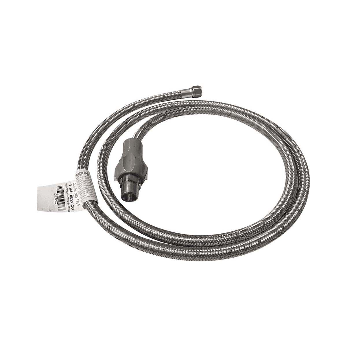Bromic Hose Gas SS 10 x 2000mm 3/8SAE, , bcf_hi-res