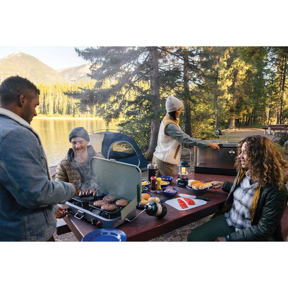 Coleman Cascade 3-in-1 Two Burner Stove, , bcf_hi-res