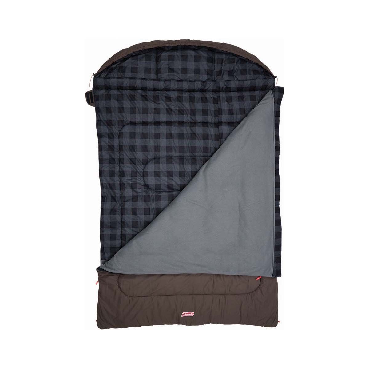 Coleman Pilbara -7C Double Hooded Sleeping Bag, , bcf_hi-res