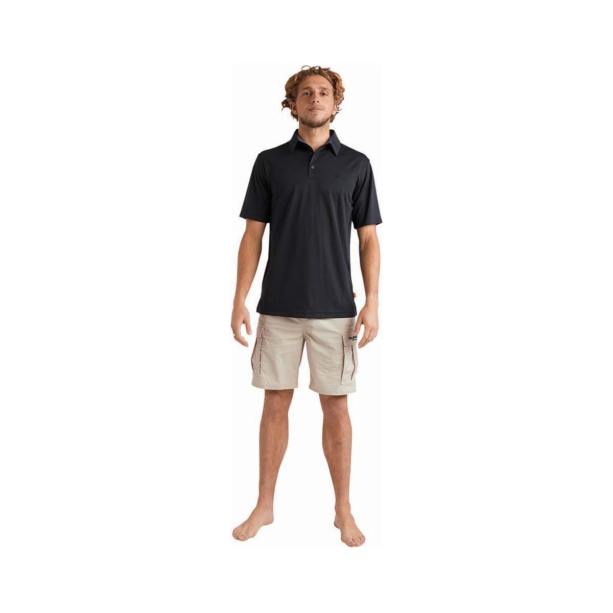 Quiksilver Men's Pacific Polo, Black, bcf_hi-res