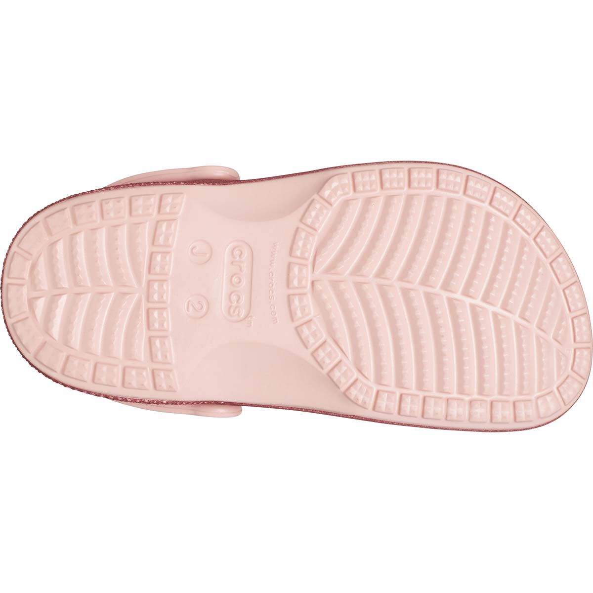 Crocs Kids' Baya Glitter Clogs Pink Rose 6, Pink Rose, bcf_hi-res