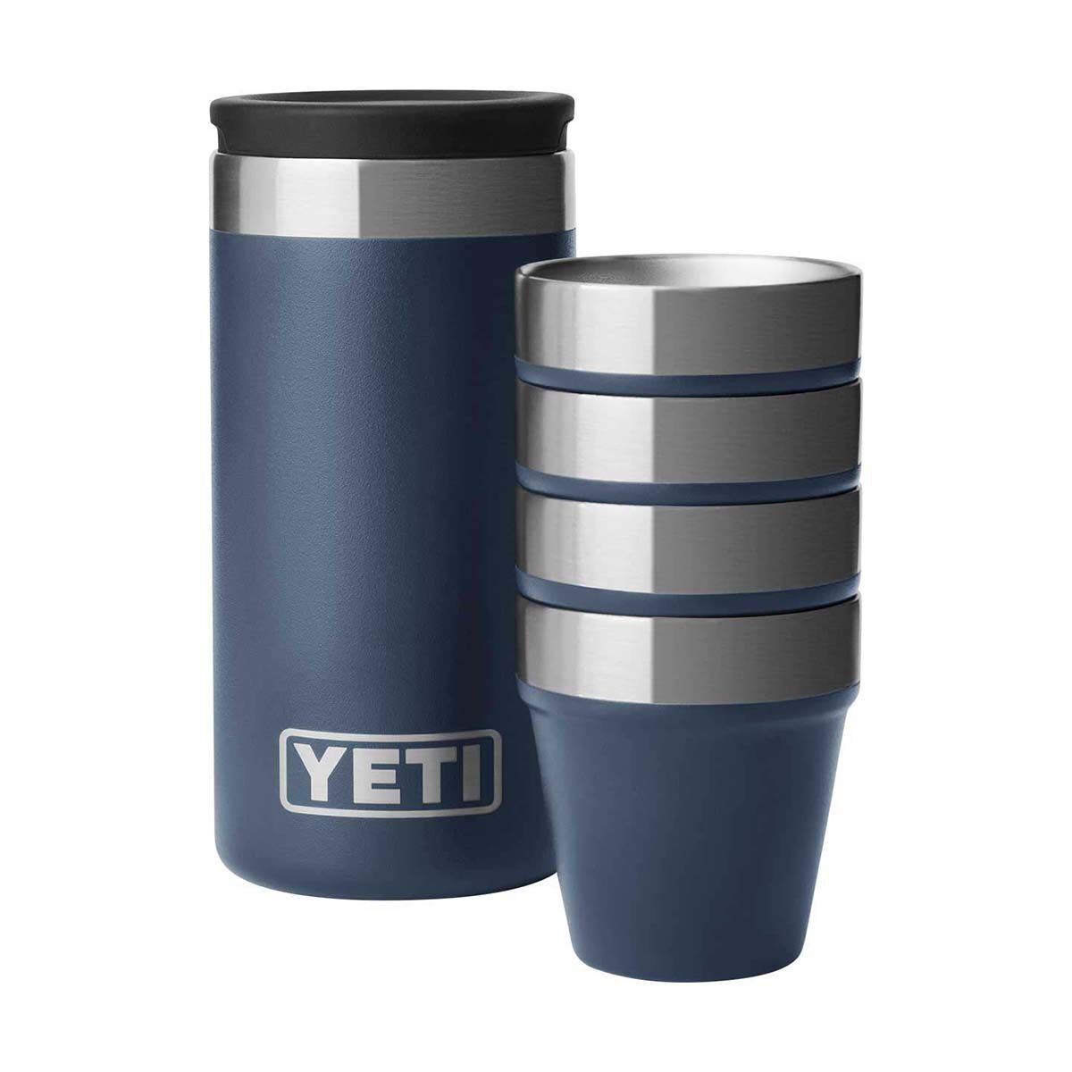 YETI&reg; Rambler&reg; Shot Glasses with Carry Case Navy, Navy, bcf_hi-res