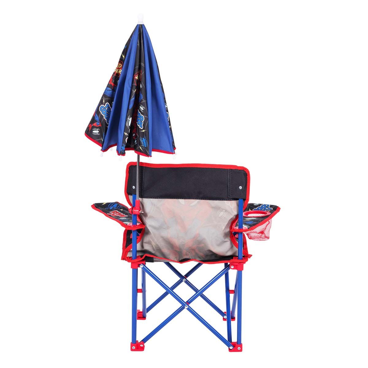Spiderman Kids Camp Chair with Umbrella 30kg, , bcf_hi-res