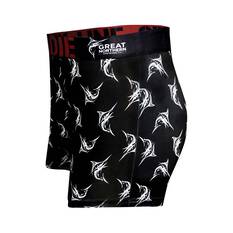 Tradie x Great Northern Co. Men's All Over Print Trunks Black S, Black, bcf_hi-res