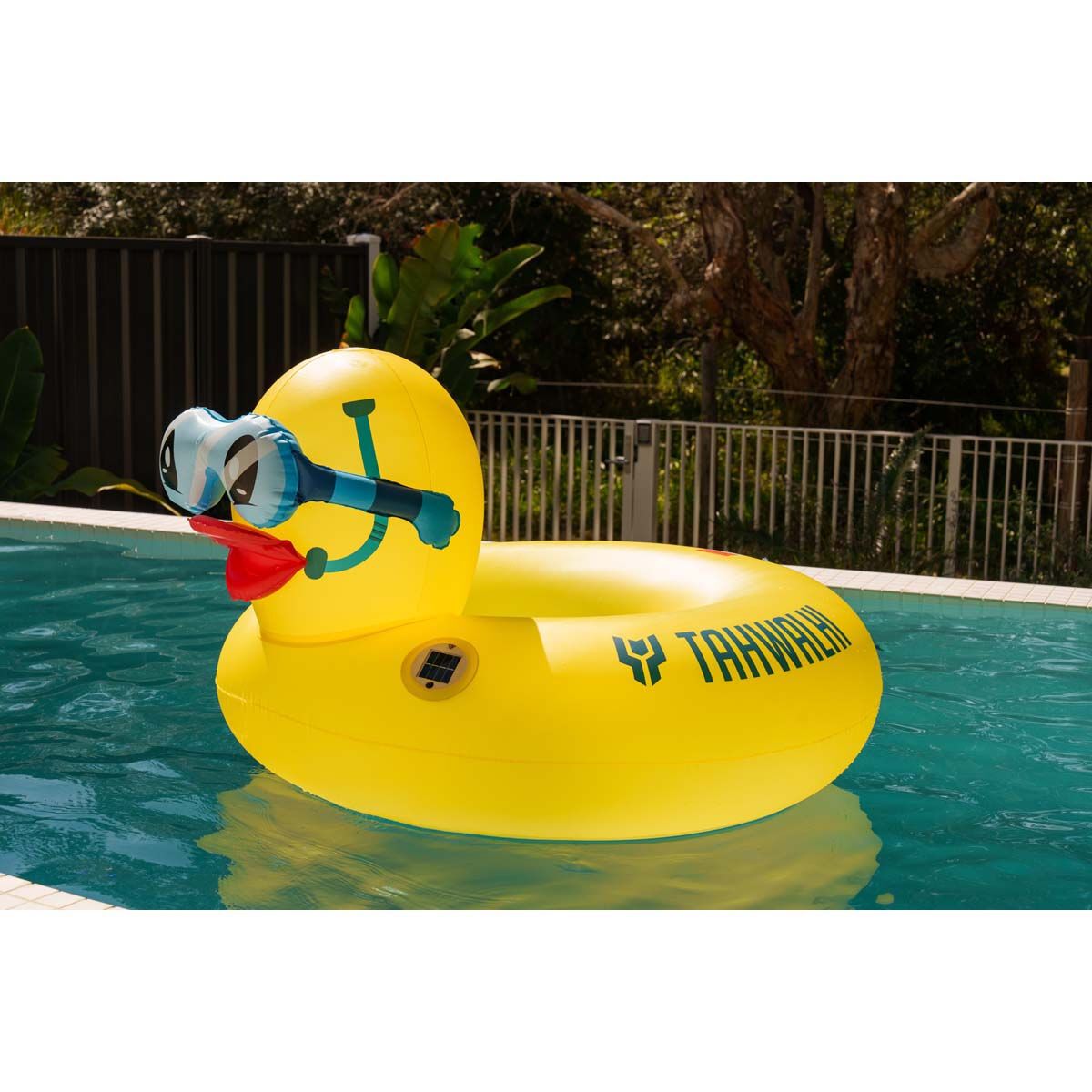 Tahwalhi Solar Light Up Duck Pool Inflatable, , bcf_hi-res