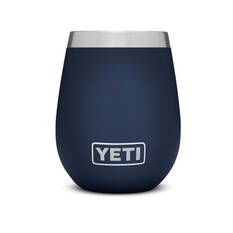 YETI Rambler® Wine Tumbler 10 oz (295ml) with MagSlider™ Lid Navy, Navy, bcf_hi-res