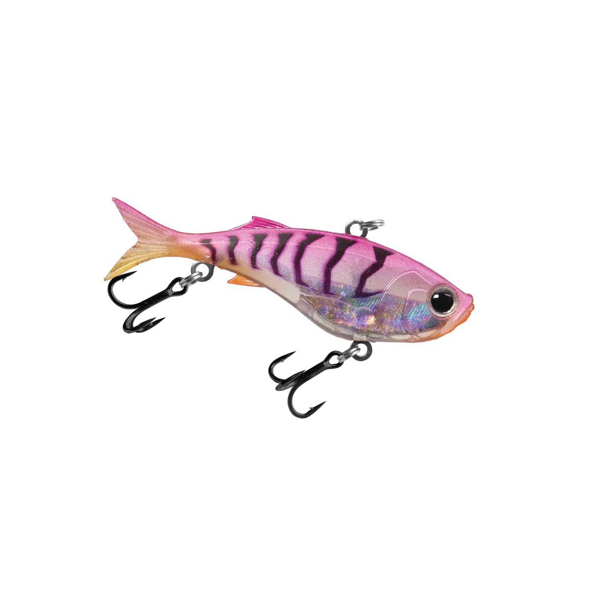 TT Fishing Quake Soft Vibe Lure 50mm Pink Suji Prawn, Pink Suji Prawn, bcf_hi-res