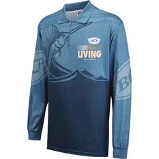 BCF Men's Collectors Edition Fishing Shirt Blue L, Blue, bcf_hi-res